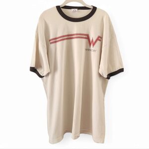 Weezer Ringer Shirt White XL If It's Too Loud Turn it Down Rare 1995 Tou…